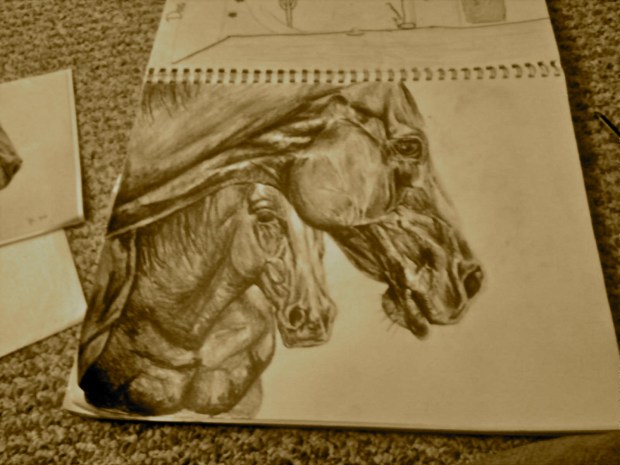 In the process of preparing this one to be gifted I snapped a photo. It now resides in Colorado. 