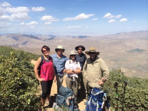 Me, Bryon, Nicole "Butterfly" , Mike and Alan "Happy Nomad" 