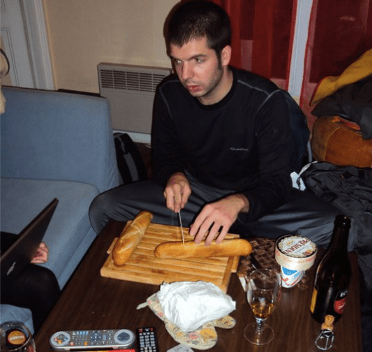 French cheese, wine and baguettes with Florien in Paris